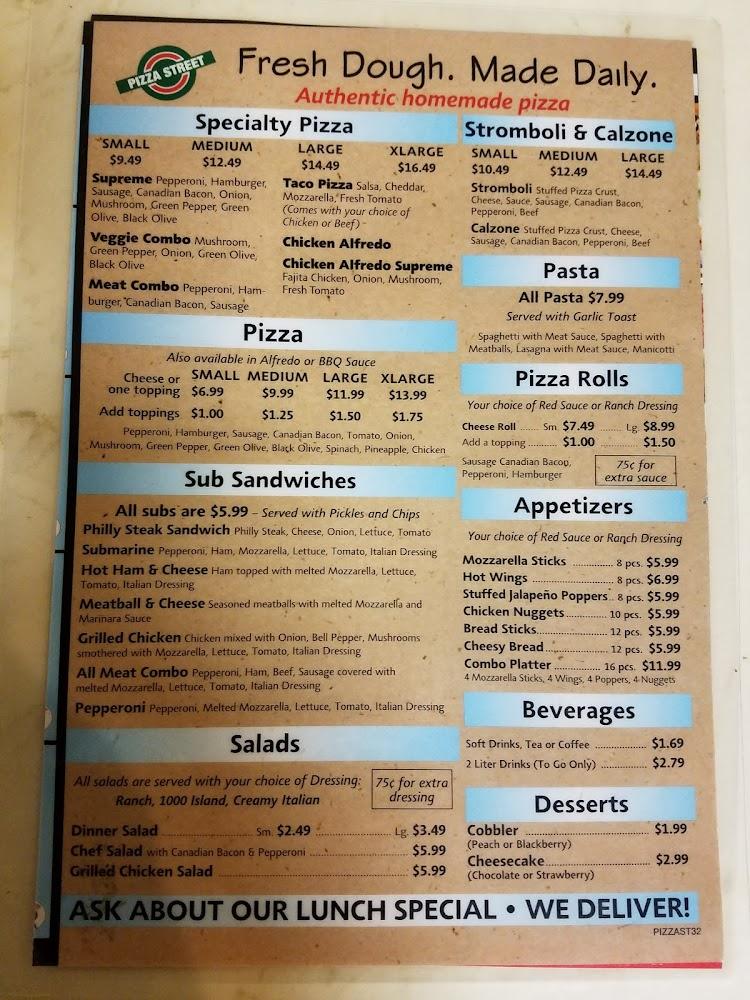 Pizza Street Menu image 4